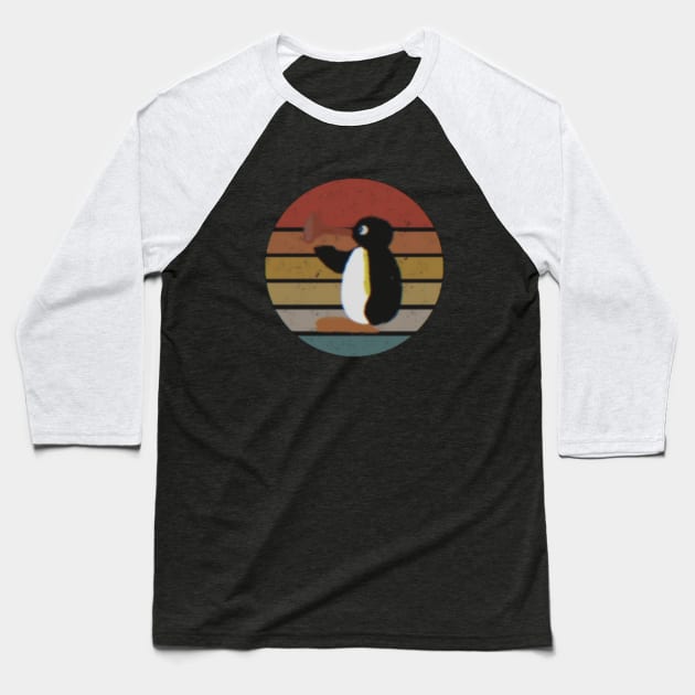 T-shirt lover penguin Baseball T-Shirt by Mustafata996